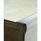 Tower Sealants M-D Building Products 1.125 in. H X 1.125 in. W X 36 in. L Prefinished Silver Aluminum Stair Edge 78022 - alternate 2